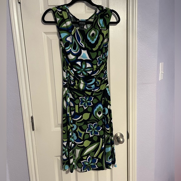 Blue and Green Party dress - Picture 1 of 6